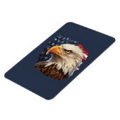 Amerikaanse vlag Bald Eagle Magneet (Linkerzijde)