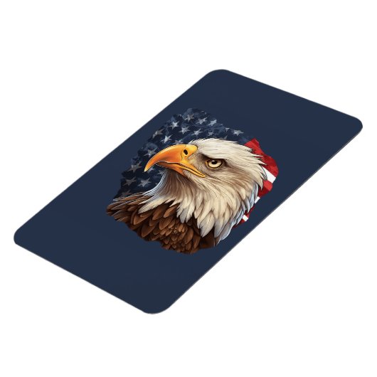 Amerikaanse vlag Bald Eagle Magneet (Linkerzijde)