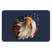 Amerikaanse vlag Bald Eagle Magneet (Horizontaal)