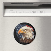 Amerikaanse vlag Bald Eagle Magneet (Insitu (Vaatwasser))