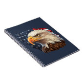 Amerikaanse vlag Bald Eagle Notitieboek (Rechterzijde)
