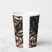 Amerikaanse vlag Bald Eagle Patriotic Papieren Bekers (Rechts)