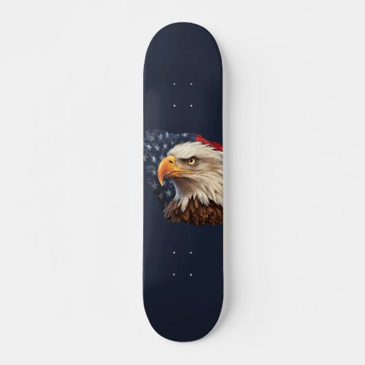 Amerikaanse vlag Bald Eagle Persoonlijk Skateboard (Voorkant)