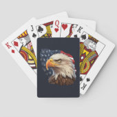 Amerikaanse vlag Bald Eagle Pokerkaarten (Achterkant)