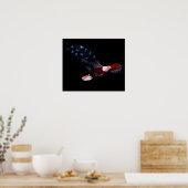 Amerikaanse vlag Bald Eagle Poster (Keuken)