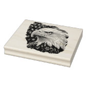 Amerikaanse vlag Bald Eagle Rubberstempel (Stempel)