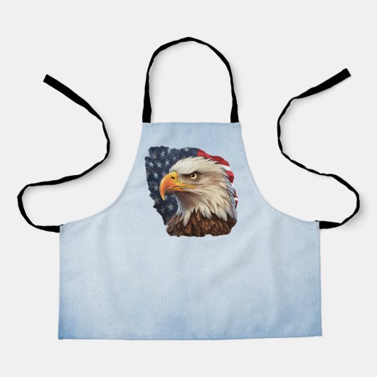 Amerikaanse vlag Bald Eagle Schort (Voorkant)