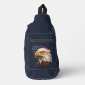 Amerikaanse vlag Bald Eagle Sling Bag (Voorkant)