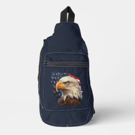 Amerikaanse vlag Bald Eagle Sling Bag