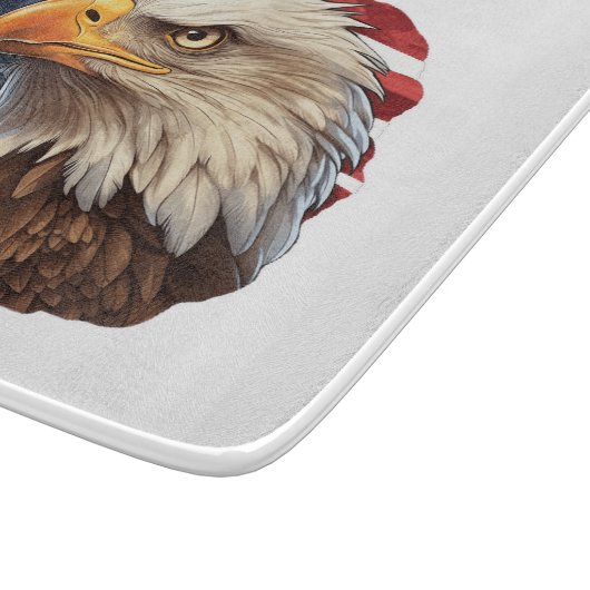 Amerikaanse vlag Bald Eagle Snijplank (Hoek)