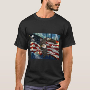 Amerikaanse vlag Bald Eagle T-shirt