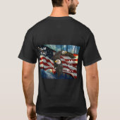 Amerikaanse vlag Bald Eagle T-shirt (Achterkant)