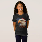 Amerikaanse vlag Bald Eagle T-shirt (Voorkant volledig)