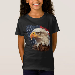 Amerikaanse vlag Bald Eagle T-shirt