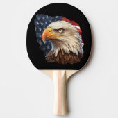 Amerikaanse vlag Bald Eagle Tafeltennisbatje (Voorkant)