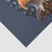 Amerikaanse vlag Bald Eagle Tissuepapier (Detail)