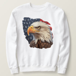 Amerikaanse vlag Bald Eagle Trui
