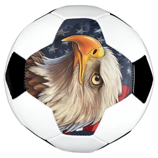 Amerikaanse vlag Bald Eagle Voetbal (Gedraaid)