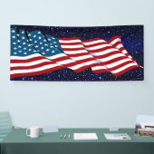 Amerikaanse vlag Banner (Beurs)