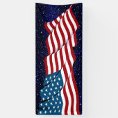 Amerikaanse vlag Banner (Verticaal)
