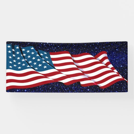 Amerikaanse vlag Banner (Horizontaal)