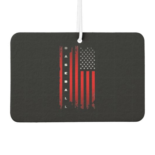 Amerikaanse vlag Baseball Apparel Baseball Pullove Luchtverfrisser (Voorkant)