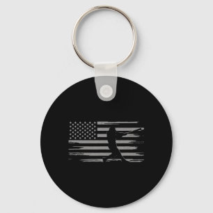 Amerikaanse vlag Baseball Apparel - Baseball  Sleutelhanger