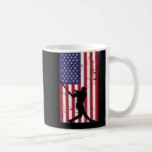 Amerikaanse vlag Baseball Gifts for Men Uni Koffiemok