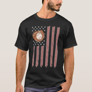 -Amerikaanse vlag Baseball Mannen Boy Kinder 4t T-shirt