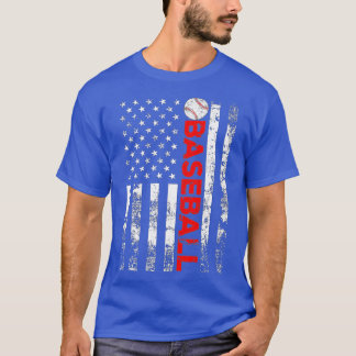 Amerikaanse vlag Baseball Team Gift T-shirt