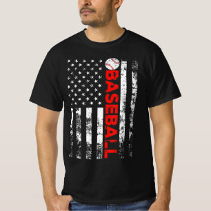 Amerikaanse vlag Baseball Team Gift T-shirt