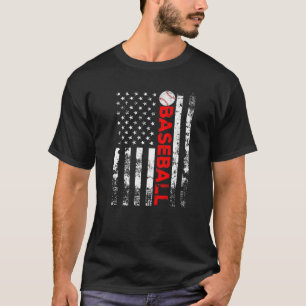 Amerikaanse vlag Baseball Team Gift T-shirt