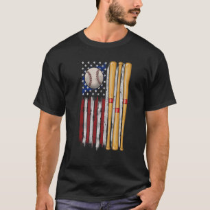 Amerikaanse vlag  Baseball Vlag mam Pap Boys T-shirt