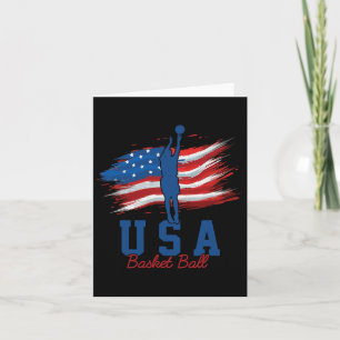 Amerikaanse vlag basketbal 4 juli Amerikaanse steu Kaart