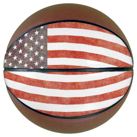 Amerikaanse vlag Basketball Basketbal (Voorkant)