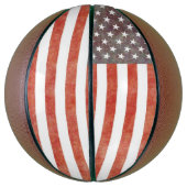 Amerikaanse vlag Basketball Basketbal (Verticaal)