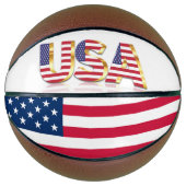 Amerikaanse vlag Basketball USA Basketbal (Voorkant)