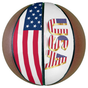 Amerikaanse vlag Basketball USA Basketbal
