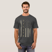  Amerikaanse vlag Baskische trots T-shirt (Voorkant volledig)