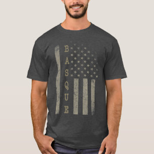 Amerikaanse vlag Baskische trots T-shirt