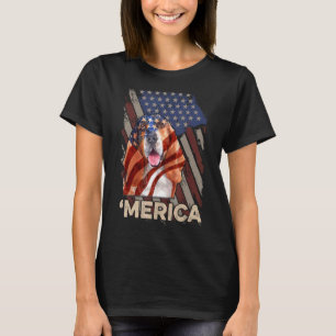 Amerikaanse vlag Basset Hound Patriottische Hond 4 T-shirt