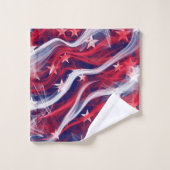 Amerikaanse vlag Bathroom Towel Set Bad Handdoek (Wasdoekje)