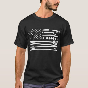 Amerikaanse Vlag BBQ-gereedschap – Patriottisch Gr T-shirt