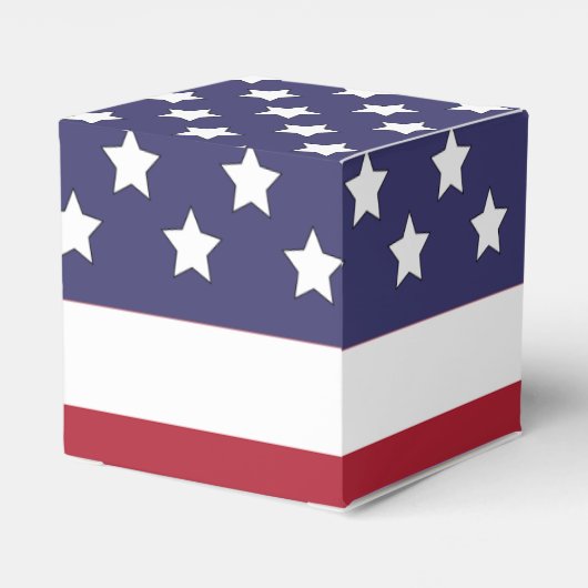 Amerikaanse vlag bedankdoosjes (Achterkant)