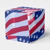 Amerikaanse vlag bedankdoosjes (Voorkant Zijde)