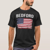 Amerikaanse vlag Bedford T-shirt (Voorkant)