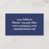 Amerikaanse vlag bedrijfsnaam visitekaartje (Achterkant)