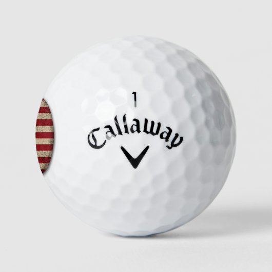 Amerikaanse Vlag Bedrukte Ontwerpen Golfballen (Logo)