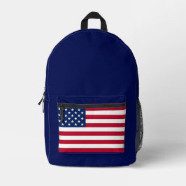 Amerikaanse vlag bedrukte rugzak