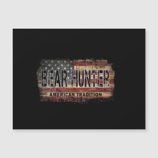 Amerikaanse vlag Beer Hunter (Voorkant)